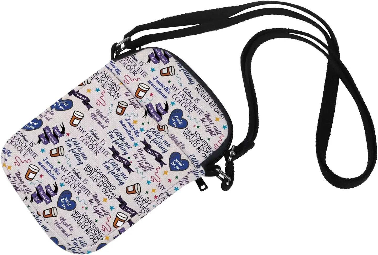 Next to Normal Musical Crossbody Bag Next to Normal Musical Musical Lover Gift for Actor Actress