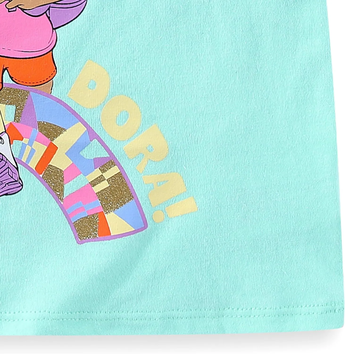 Nickelodeon Dora the Explorer Girls Short Sleeve T-Shirt and Shorts Set for Toddlers
