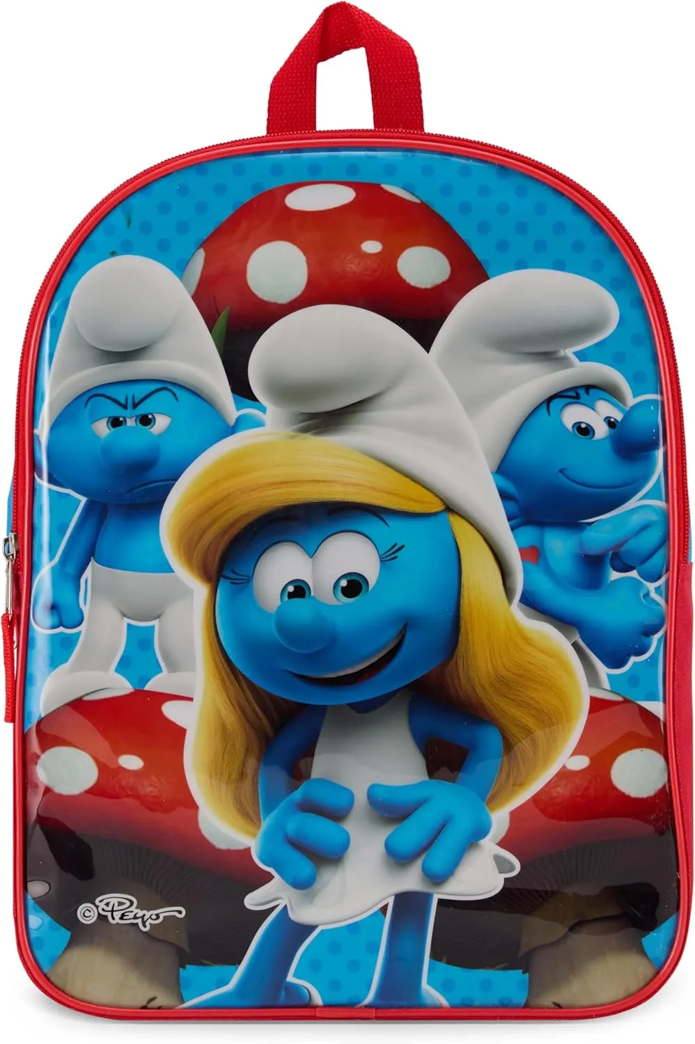 Nickelodeon Smurfs Toddler Girl Backpack for Kids - Toddler Backpack with Padded Straps & Zip Compartment Little Kids Backpack - Comfy Backpack for Kids & Preschool Backpack - 15"