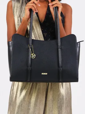 Noa Black Tote Bag