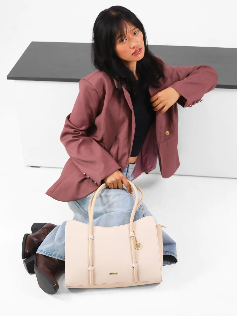 Noa Cream Tote Bag