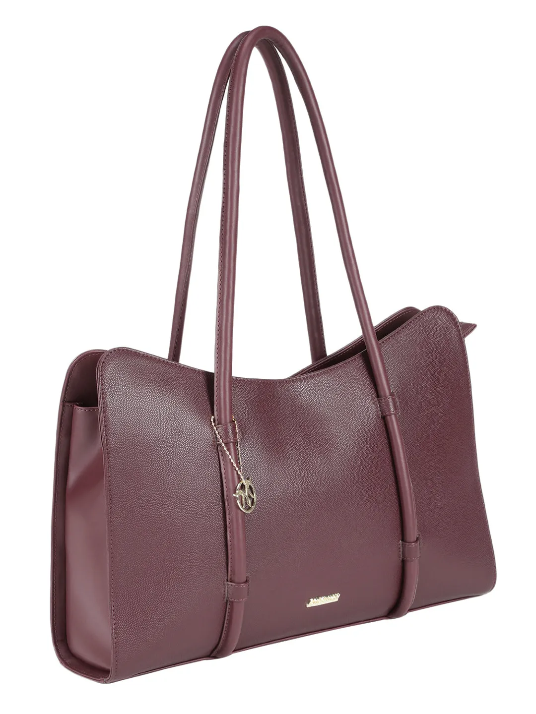 Noa Maroon Tote Bag