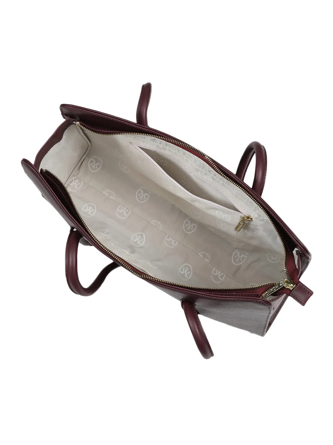 Noa Maroon Tote Bag