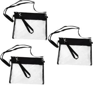 NOLITOY 3pcs Versatile Pvc Bag Lightweight Large Capacity Single Shoulder or Crossbody for Her
