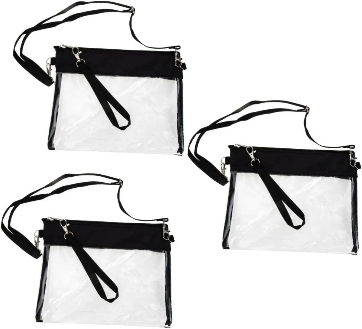 NOLITOY 3pcs Versatile Pvc Bag Lightweight Large Capacity Single Shoulder or Crossbody for Her
