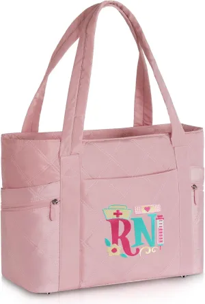 Nurse Bags for Work, Tote Bag for Women, 17'' Large Nursing Bags, Clinical Bag for Nursing Students, Gifts for Nurses