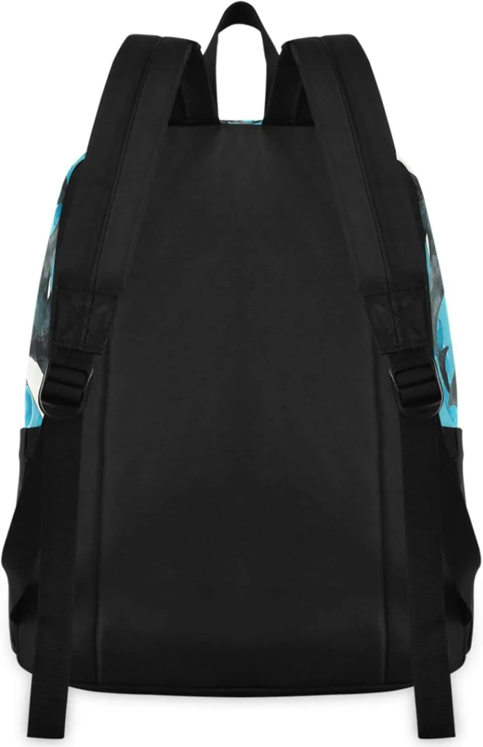 Ocean Cartoon Killer Whale Large Portable Laptop Backpack,Durable Travel Bag for Men Women School Bookbag Work Fit 16.5 Inch Notebook