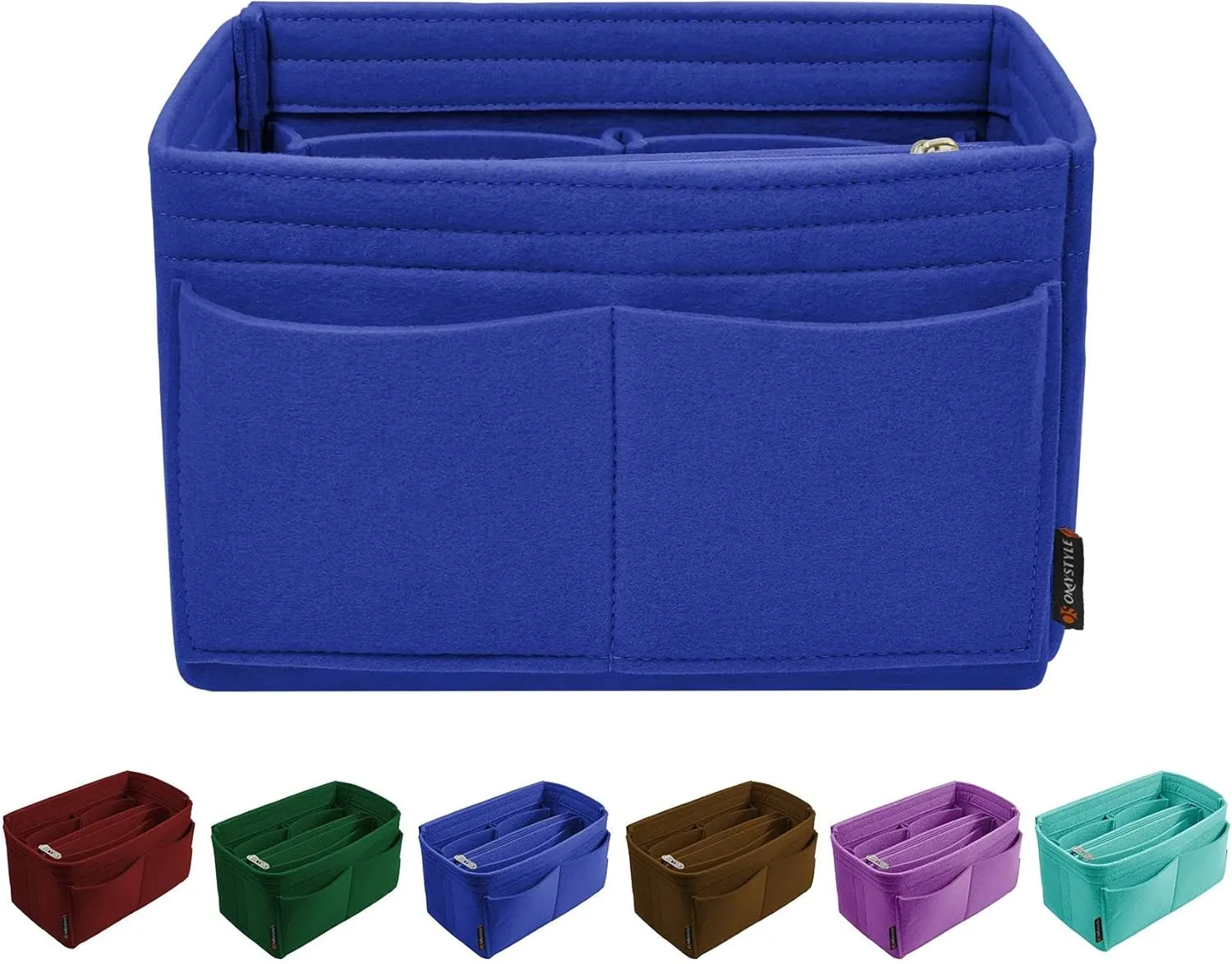 OMYSTYLE Purse Organizer Insert, Felt Tote Bag Organizer Insert with 5 Sizes, Handbag Dividers for Inside Purse, Compatible with Longchamp, Neverful, Speedy and More