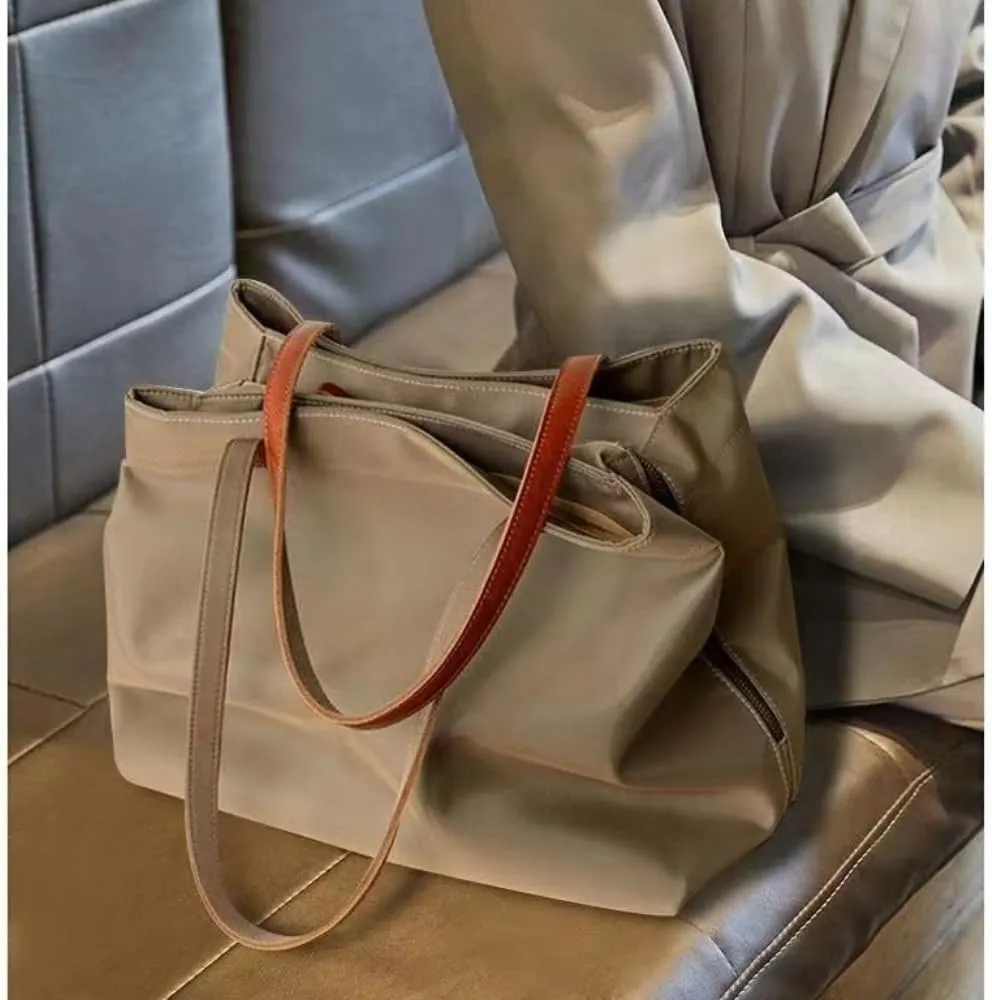 Oxford Cloth Tote Bags for Women Multi-pockets Shoulder Bag Purse Mujer Handbag for Work