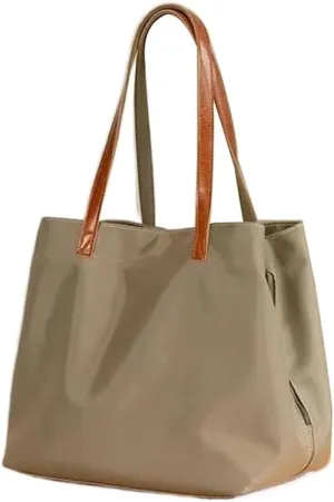Oxford Cloth Tote Bags for Women Multi-pockets Shoulder Bag Purse Mujer Handbag for Work