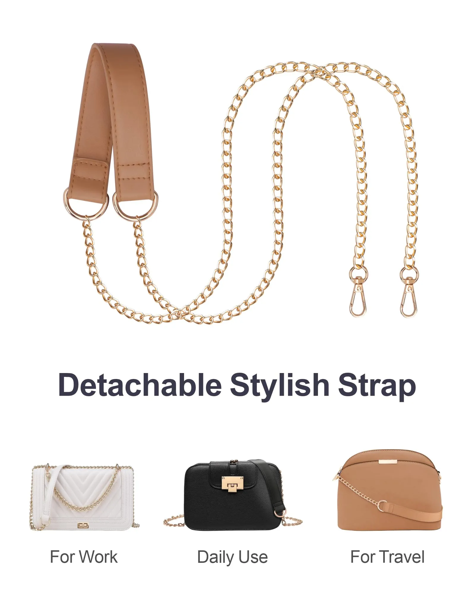 PACKISM Clear Bag for Stadium with Adjustable Strap