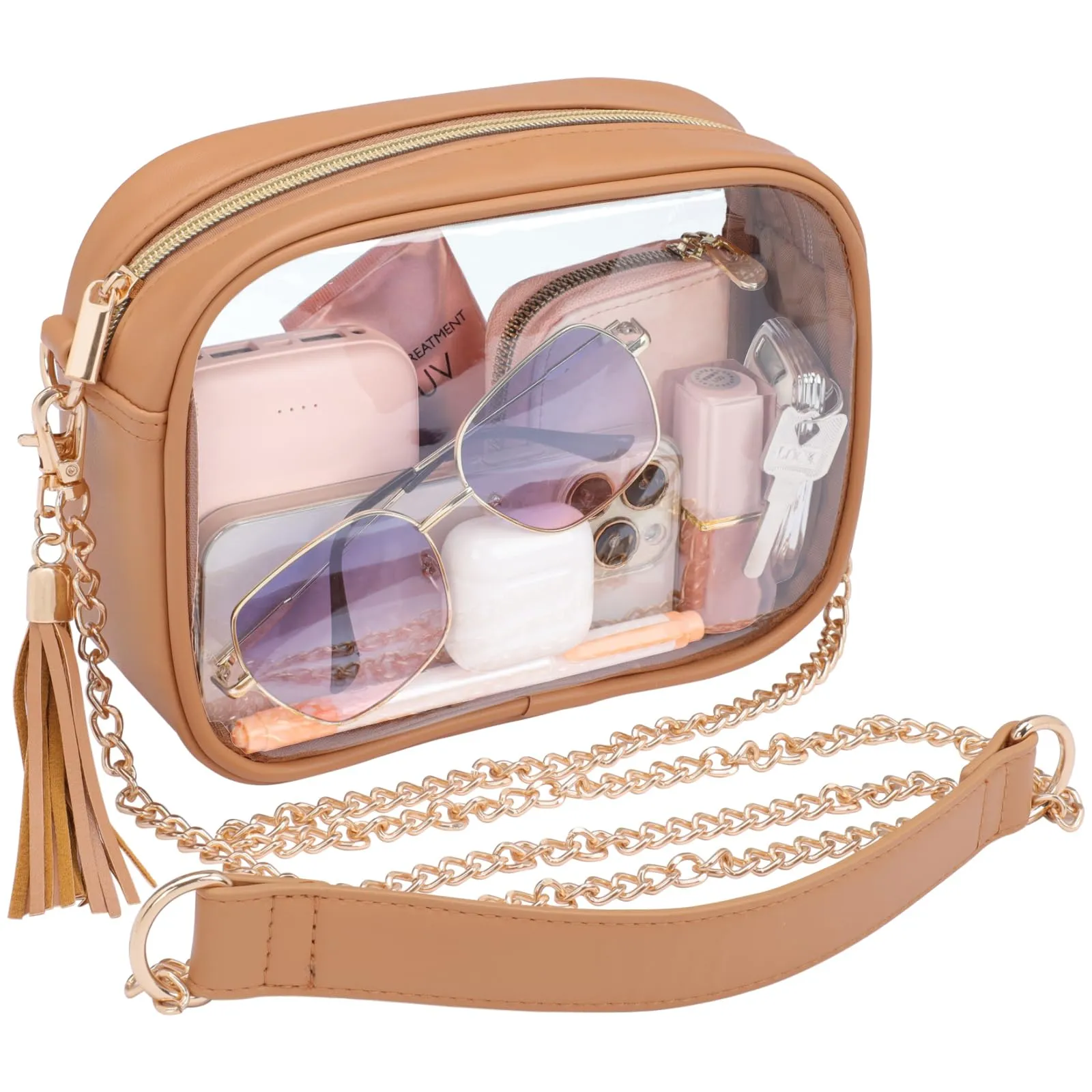 PACKISM Clear Bag for Stadium with Adjustable Strap