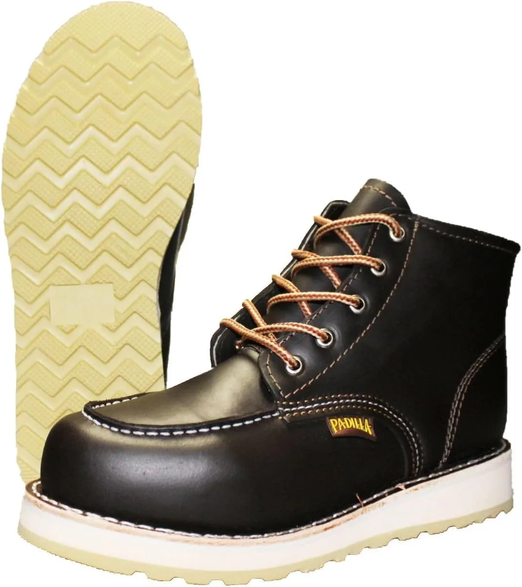 Padilla Moc Toe Work Shoes Yip Bond Sole