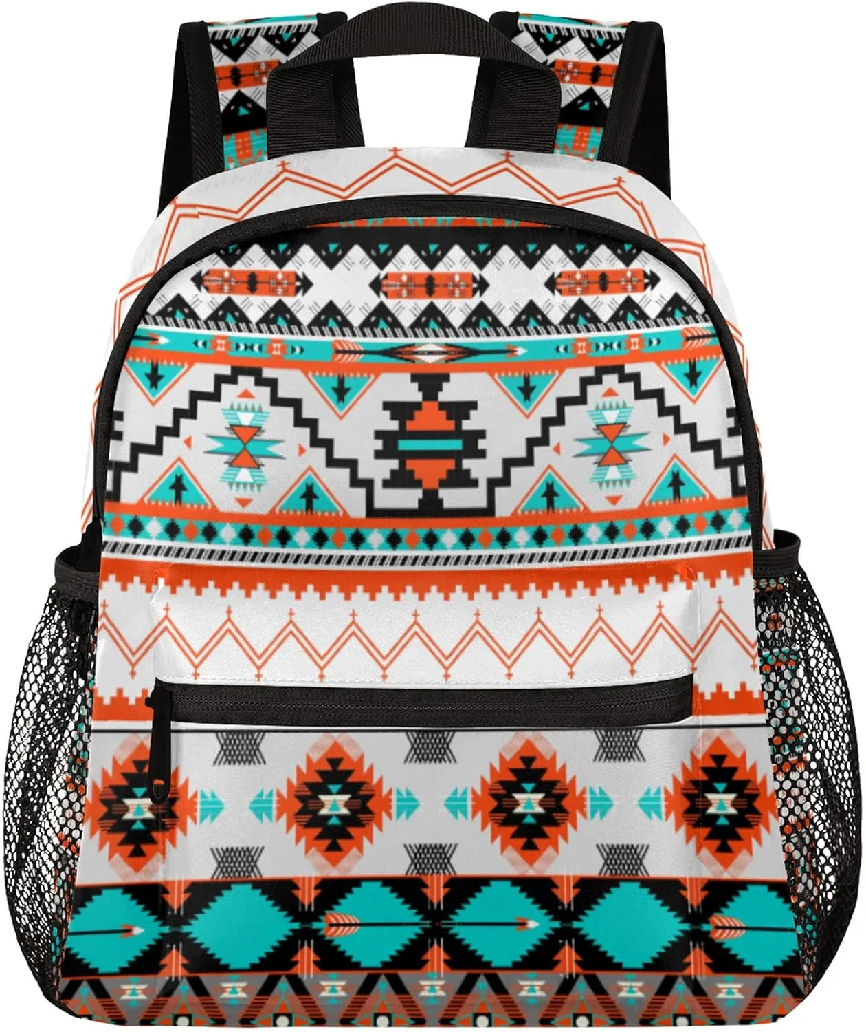 Pardick Aztec Cute Kids Backpack Aztec Toddler Backpack for Boys Girls with Chest Strap Lightweight Kindergarten Children Schoolbag Nursery Elementary Travel Bag
