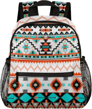 Pardick Aztec Cute Kids Backpack Aztec Toddler Backpack for Boys Girls with Chest Strap Lightweight Kindergarten Children Schoolbag Nursery Elementary Travel Bag