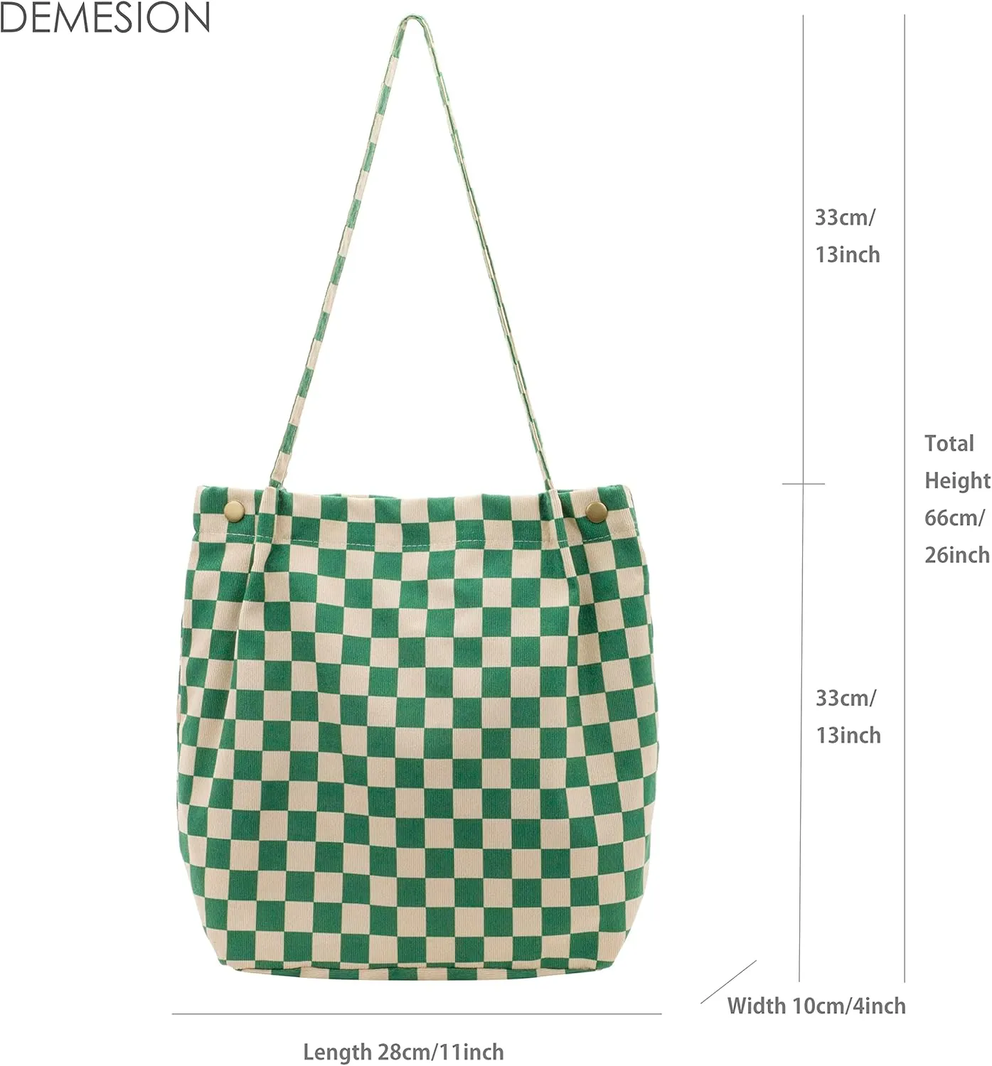 PAZIMIIK Corduroy Tote Bags for Women Travel Reusable Grocery Shopping Shoulder Go-to Everyday Bag for Work