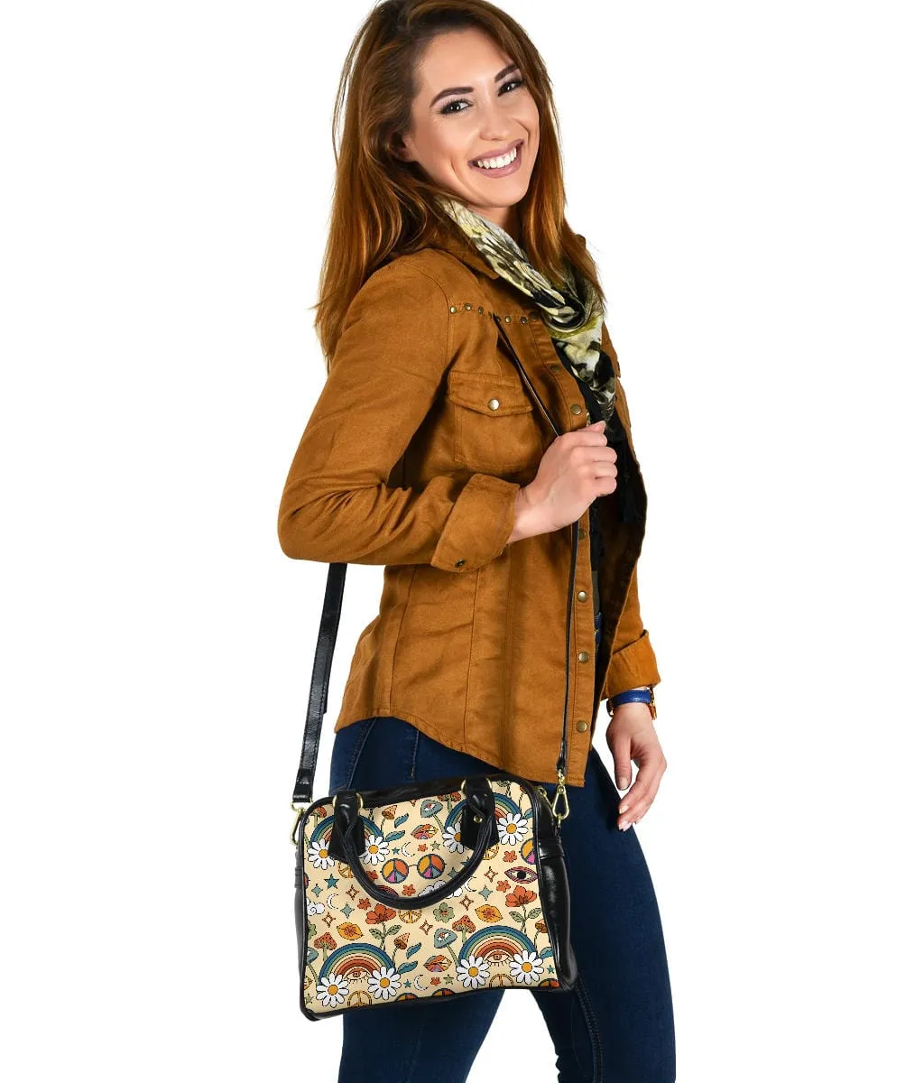 Peace And Love | Leather Shoulder Bag
