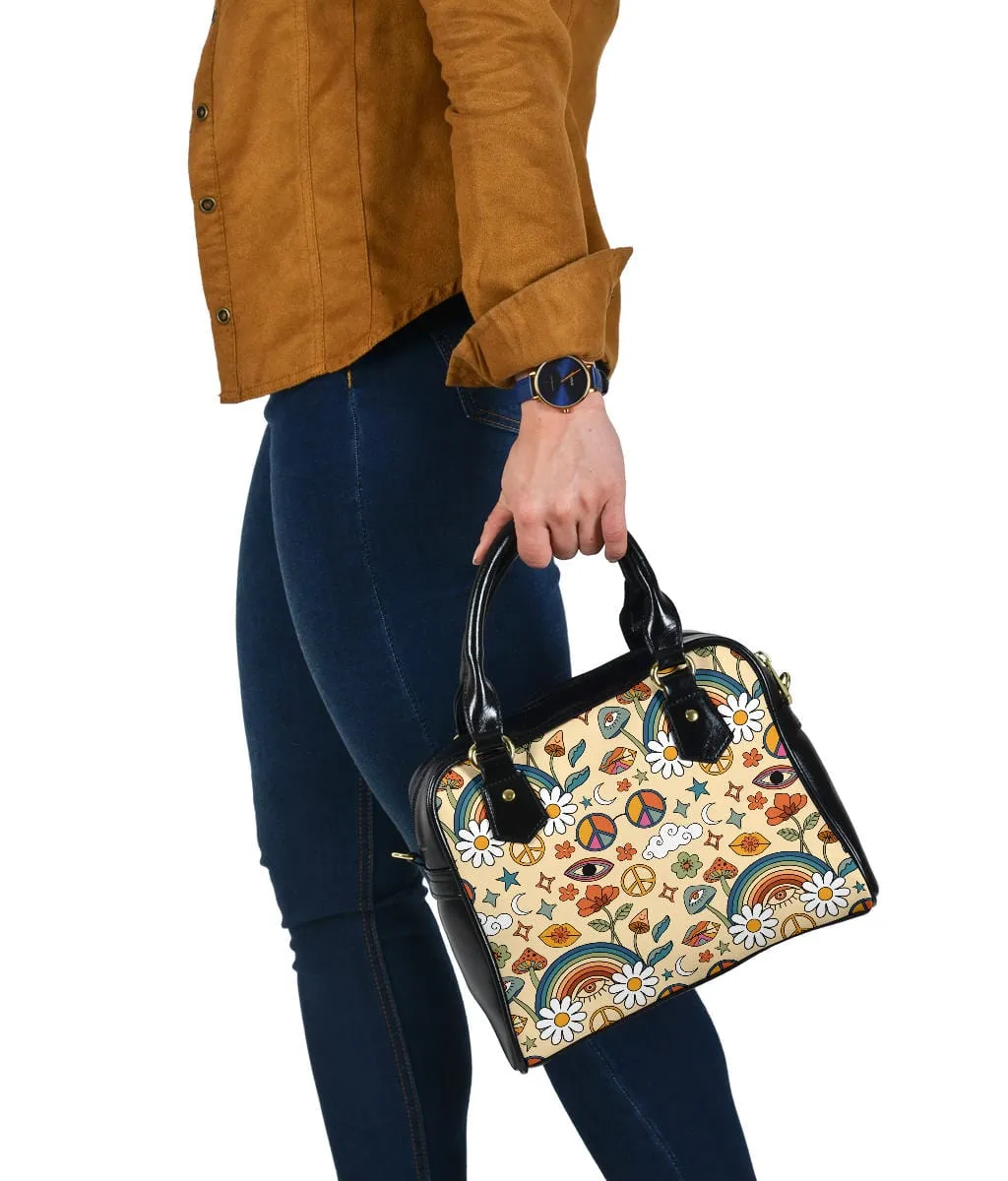 Peace And Love | Leather Shoulder Bag
