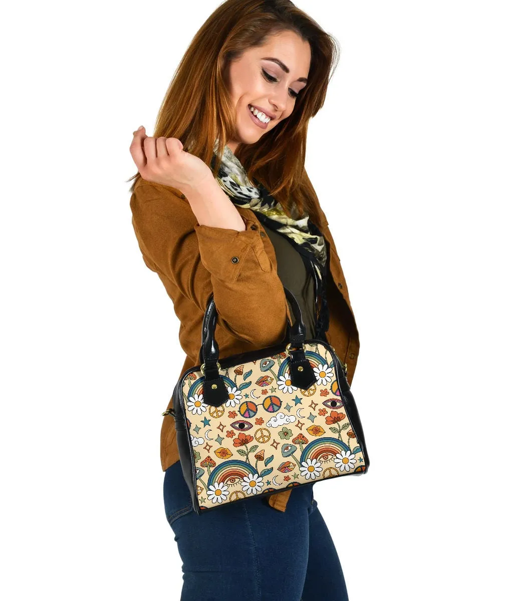 Peace And Love | Leather Shoulder Bag