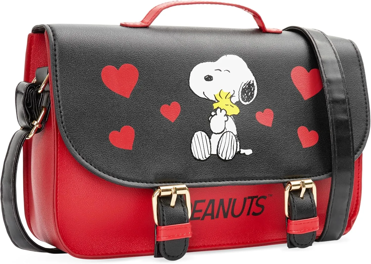 Peanuts Snoopy Crossbody Bag Girls Purse for Kids Teens Women Fashion Shoulder Bag