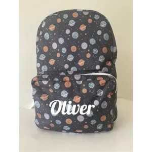 Personalised Kids Backpack - Space