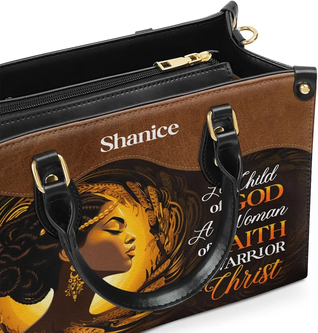 Personalized Leather Handbag For Black African