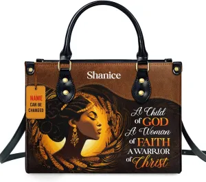 Personalized Leather Handbag For Black African