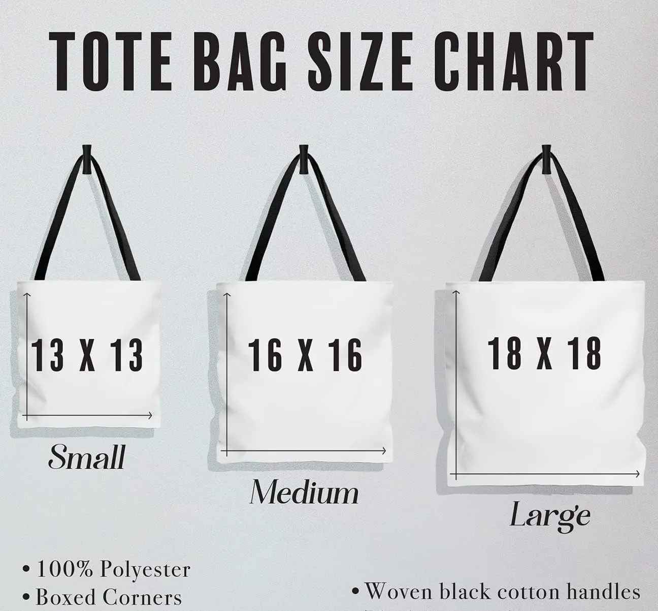 Personalized Tote Bag - Princesses, Custom Name/Text, Reusable w/Straps, Canvas Cloth Fabric, Customized Gift Idea, Birthday/Christmas/Holiday Present, 13x13