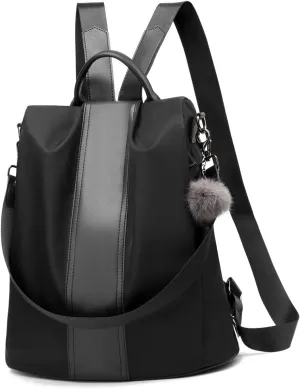 PINCNEL Women Backpack Purse Waterproof Nylon Anti-theft Rucksack Lightweight Shoulder Bag