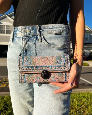 Pink Crossbody Bag, Small Shoulder Bag for Women