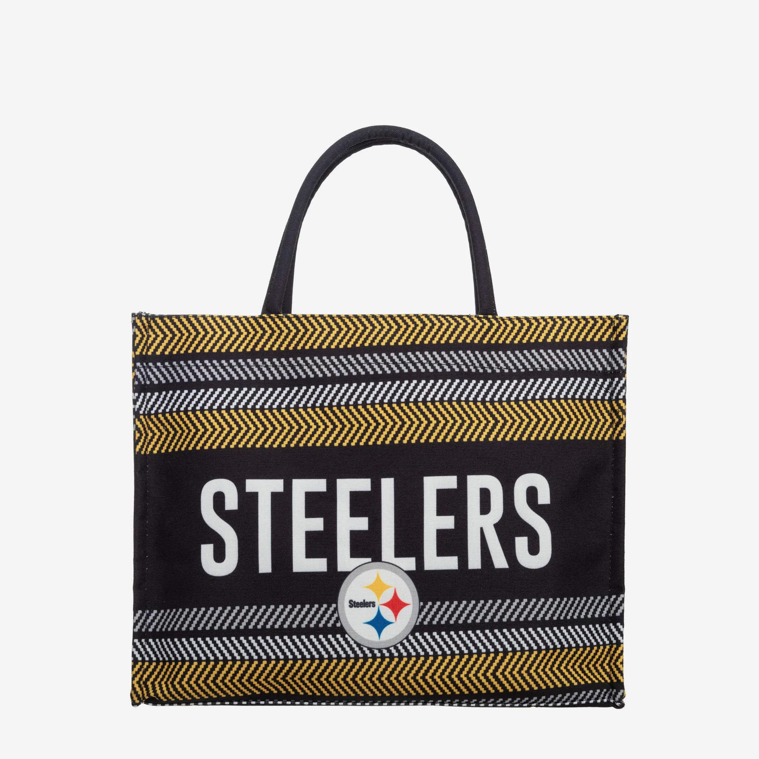 Pittsburgh Steelers Stitch Pattern Canvas Tote Bag