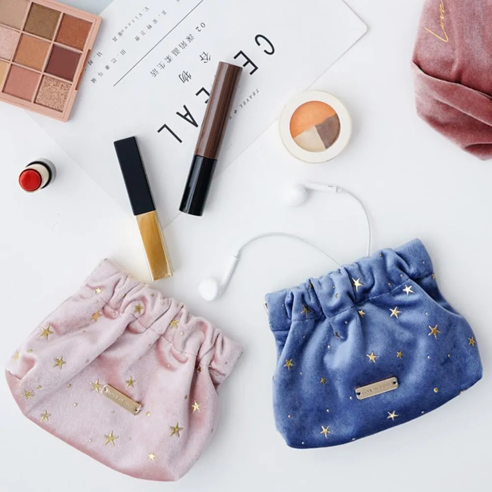 POPETPOP Cosmetic Bag Mini Lipstick Mini Purse Women’s Purses Portable Makeup Bag Money Purses Womans Purses Drawstring Purse Womens Wallet Travel Coin Purse Large Fabric Storage Bag Simple