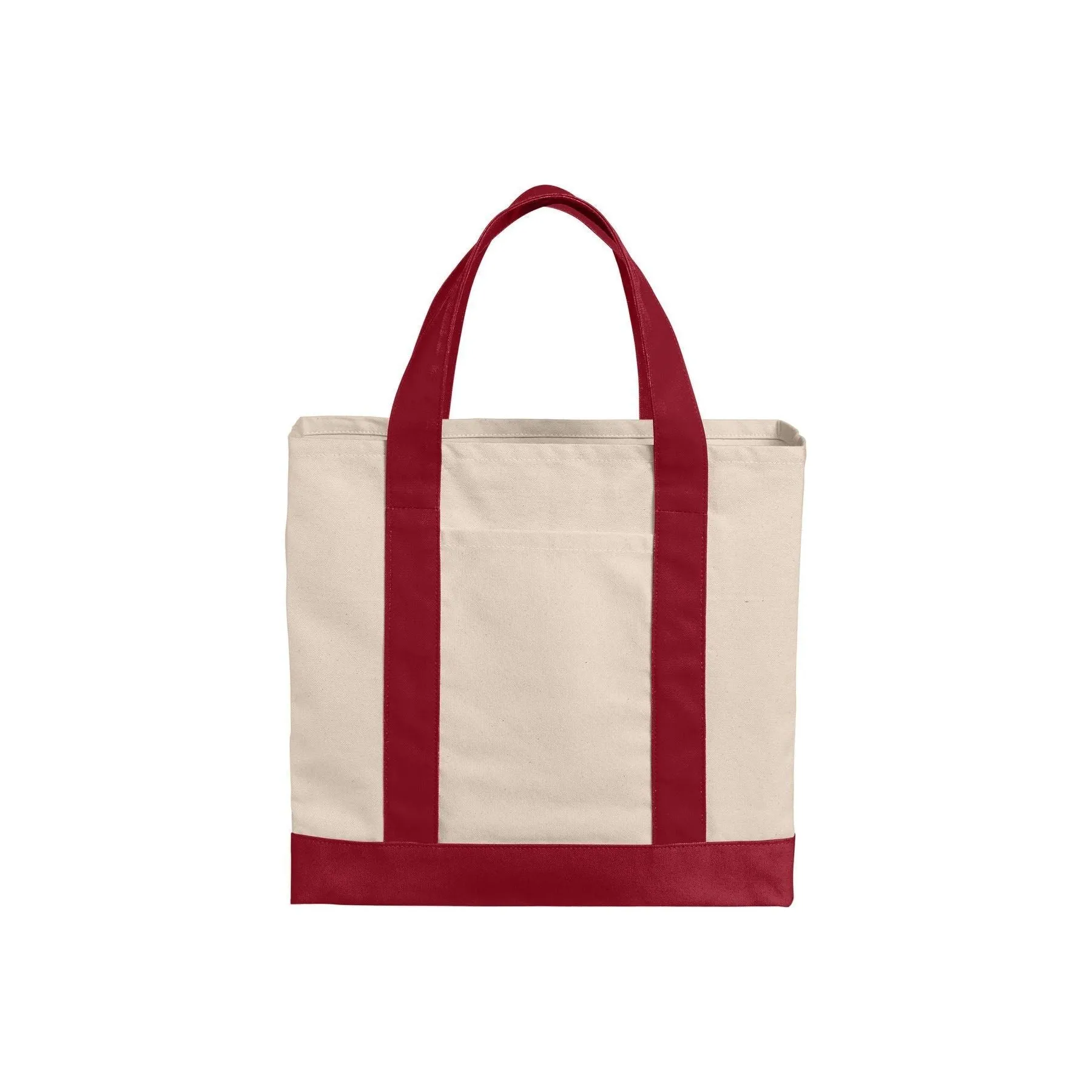 Port Authority ®  Cotton Canvas Two-Tone Tote BG429 - Port Authority BG429