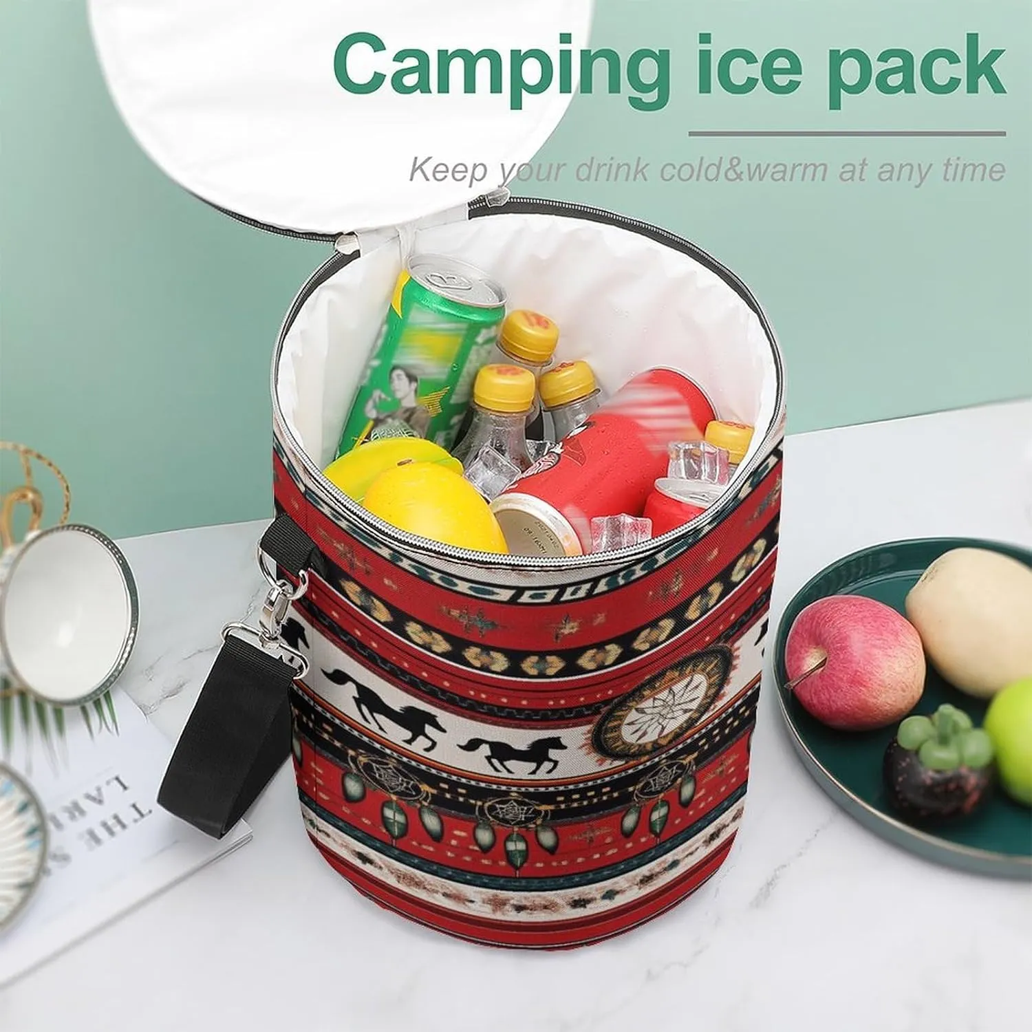 Portable Cooler Backpack for Men Women, Leak Proof Insulated Bag for Camping
