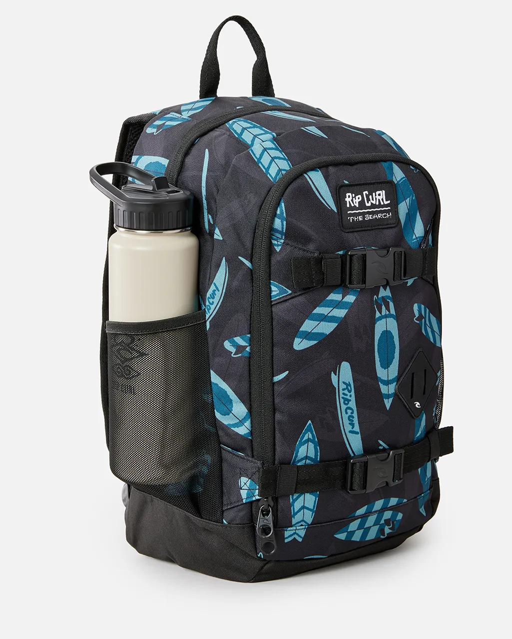 Posse Mid Backpack in Black & Blue