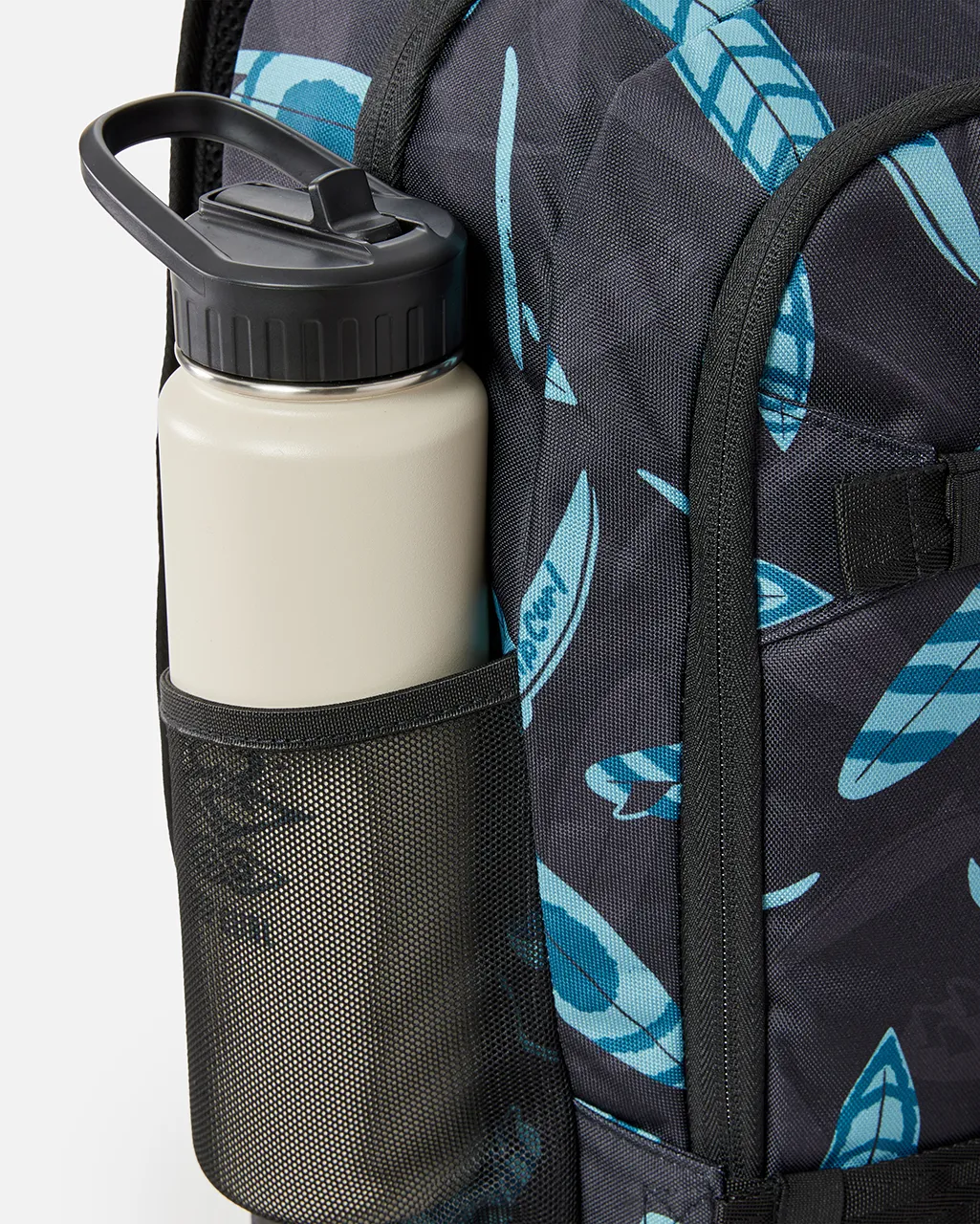 Posse Mid Backpack in Black & Blue