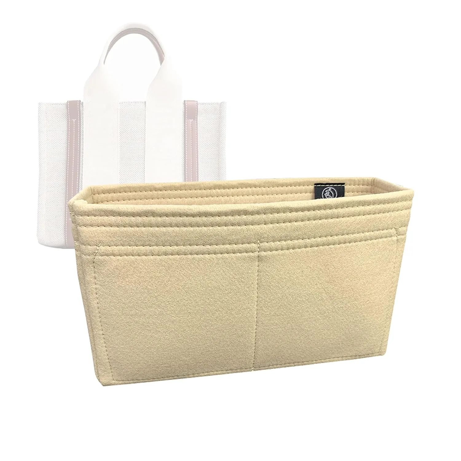 Premium Bag Organizer for Chloe Small Woody Tote (Cotton Canvas) (Handmade/20 Color Options) [Purse Organiser, Liner, Insert, Shaper]