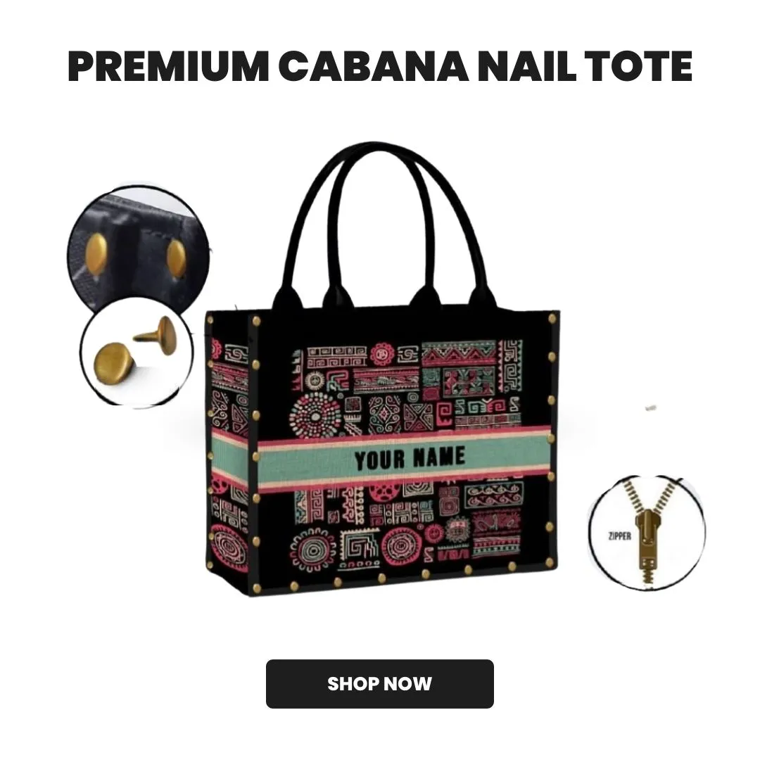 Premium Cabana Nail Tote
