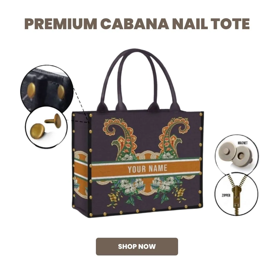 Premium Cabana Nail Tote