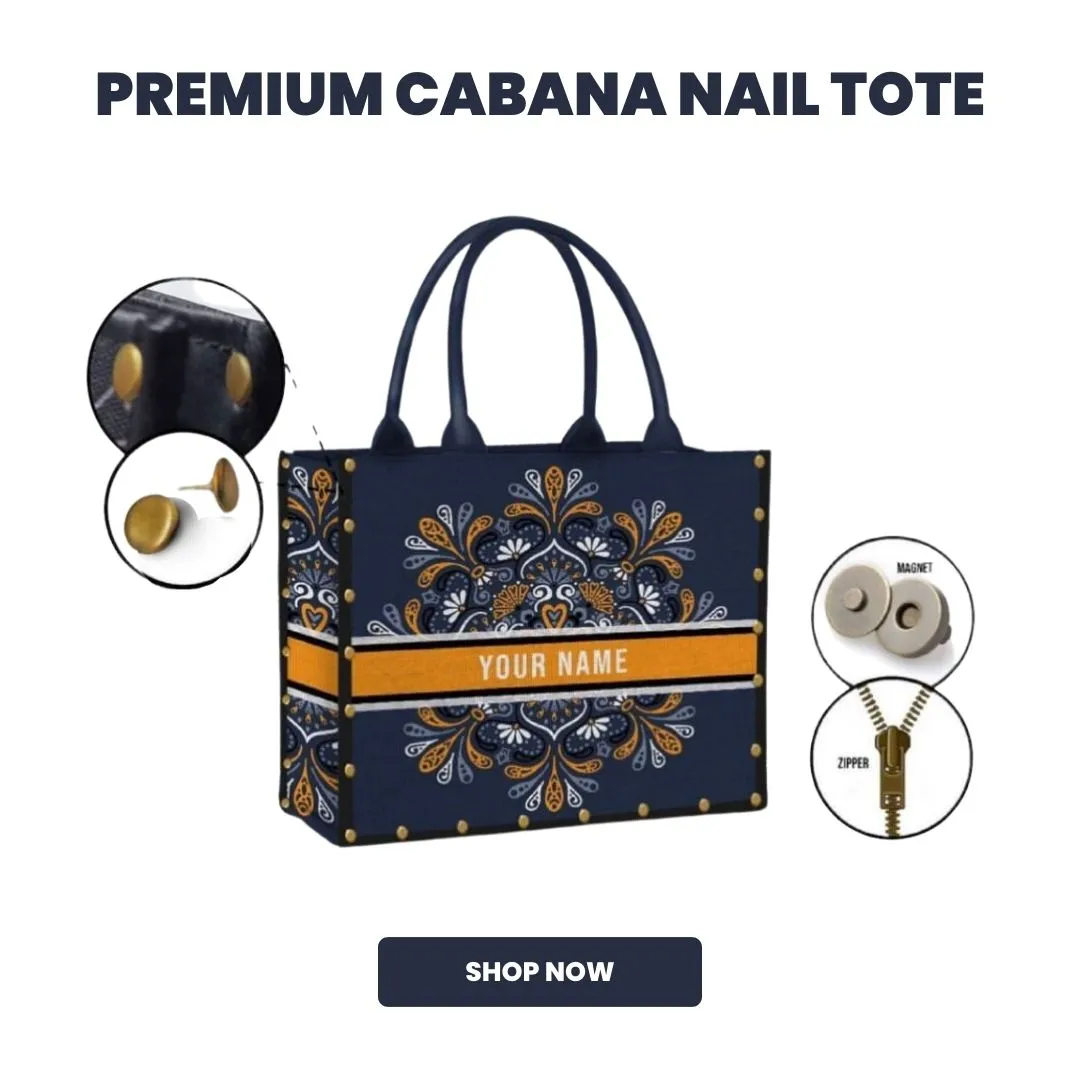 Premium Cabana Nail Tote