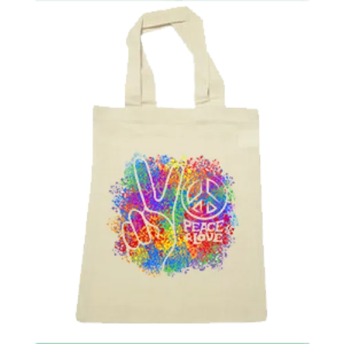 Printed Canvas Totes 14" x 16"
