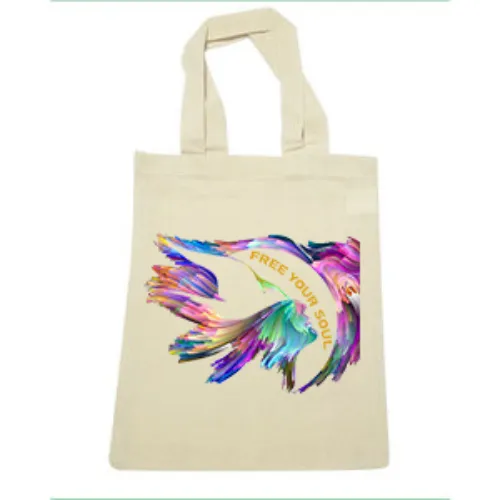 Printed Canvas Totes 14" x 16"