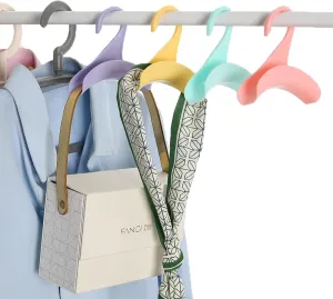 Purse Hanger Hook Bag - 10pcs Handbag Hanger with Great Bearing Capacity Ideal Closet Storage Solution for Purses, Handbags, Backpacks, and Totes