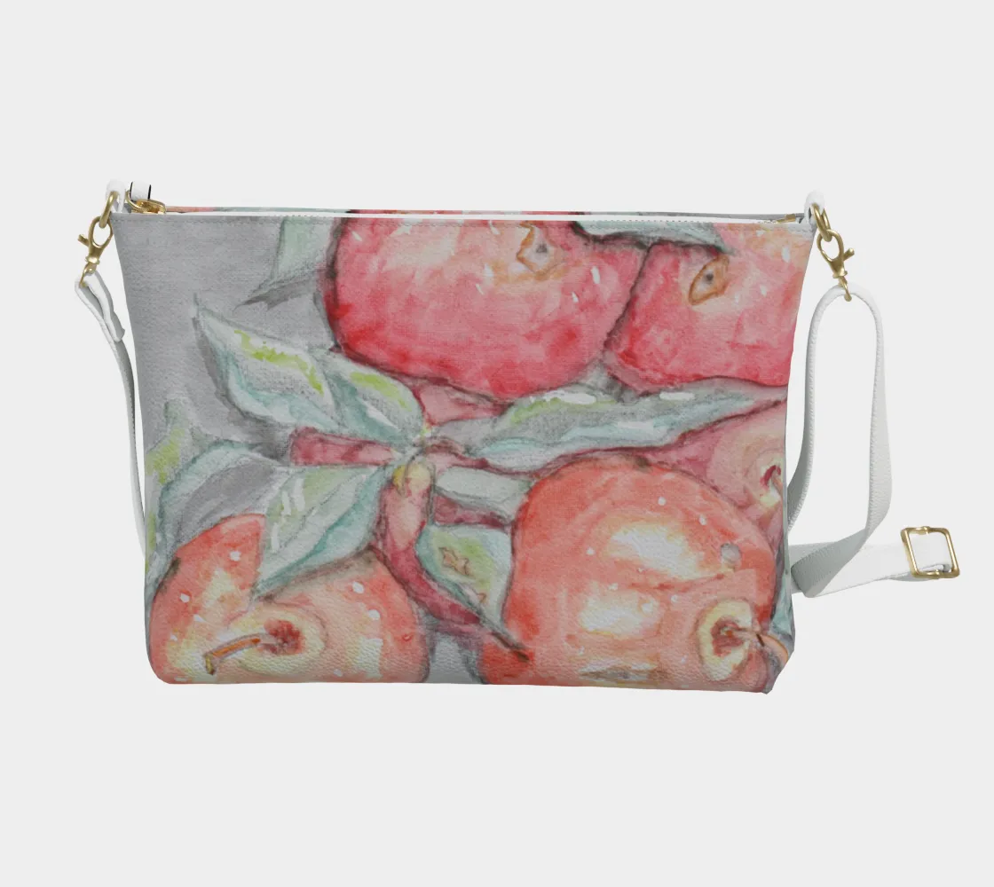 Purse Leather Technologically advanced Crossbody Apples Vegan 7月24日 support Watercolor
