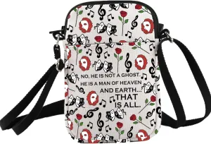 PXTIDY Theatre Merch Opera Musical Crossbody Bag Mask Theatre Purse Bag Musical Gifts