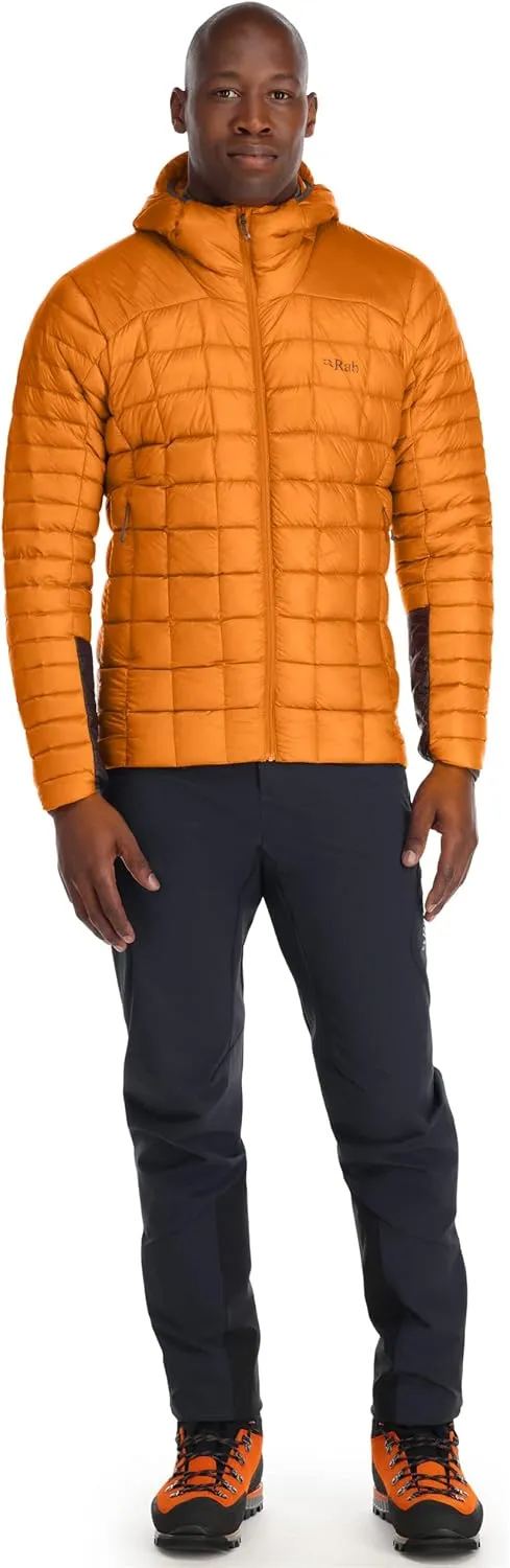 Rab Men's Mythic Alpine Light Jacket - Down Insulated Water-Repellent Windproof Coat for Hiking, Climbing, & Casual