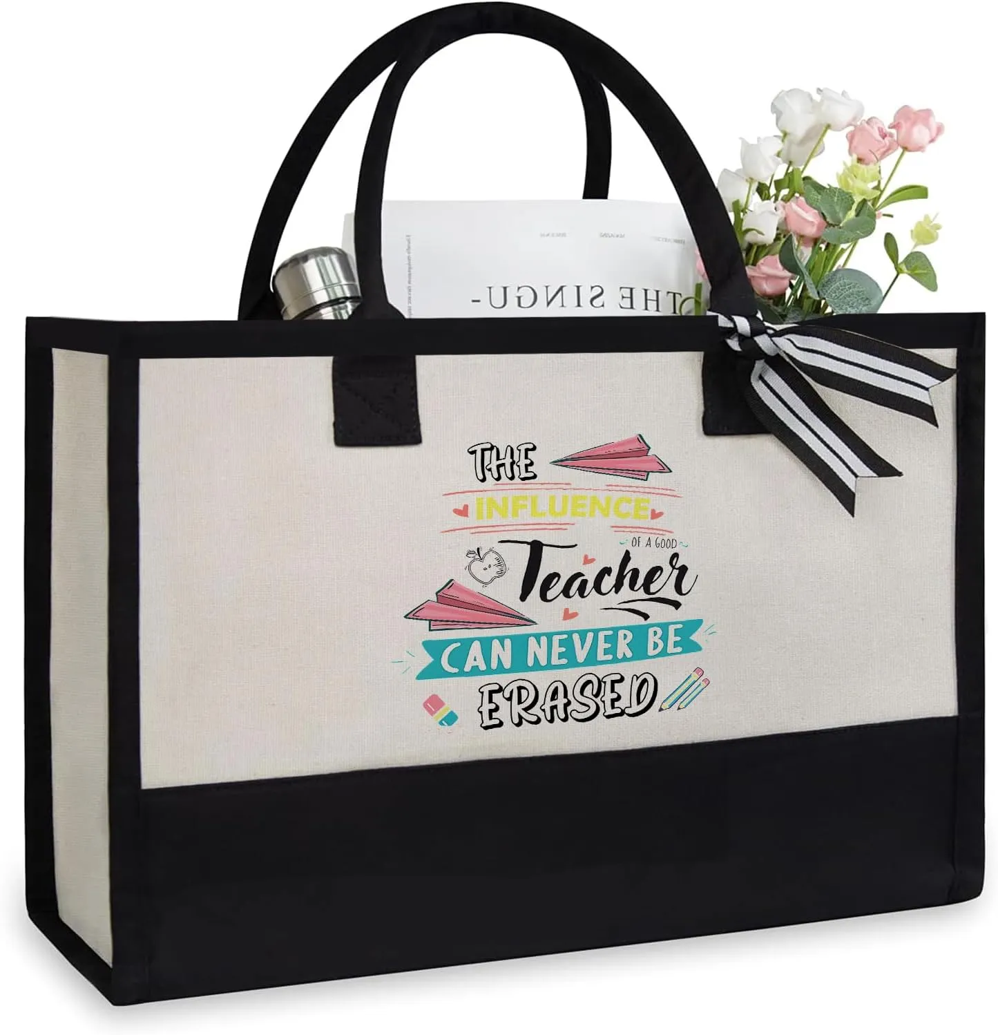 Rainbow Tote Bag - Teacher Appreciation & Thank You Gift