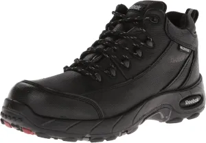 Reebok Work Men's RB4555 Tiahawk Safety Composite Toe Waterproof Sport Work Boot Black