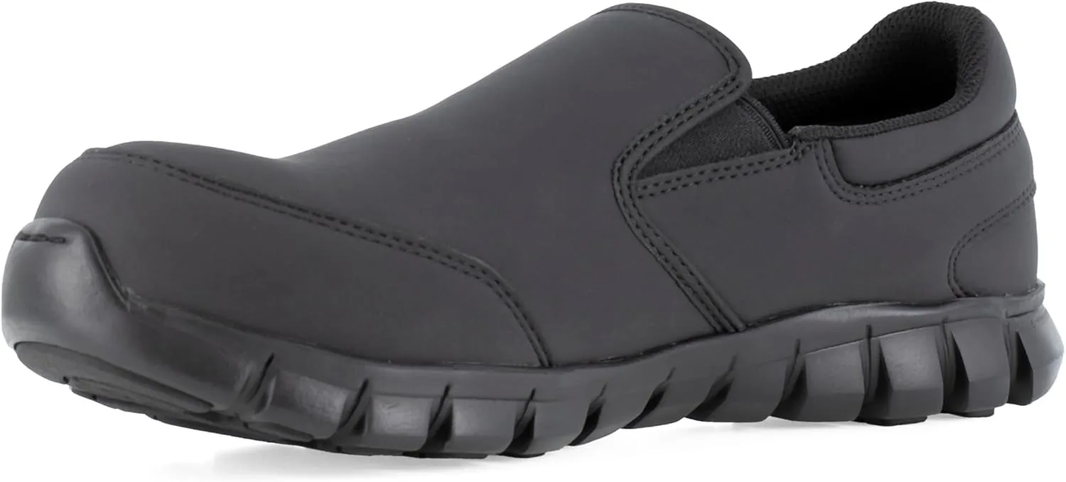 Reebok Work Men's Sublite Cushion CT Slip-On Black/Medium / 7