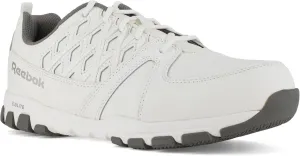 Reebok Work Men's Sublite RB4443 Safety Toe Athletic Work Shoe Industrial, White , 8 M US